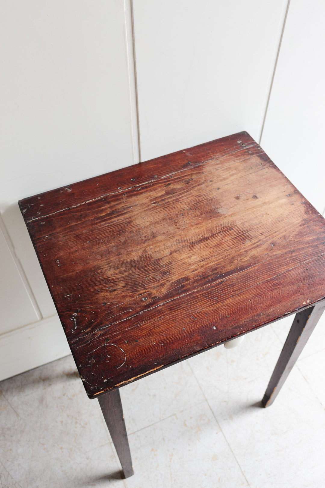 vintage french farmhouse side table