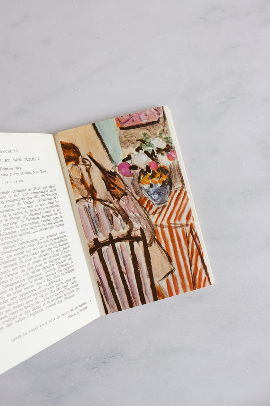 vintage French art book “matisse: le grand art en livre de poche”