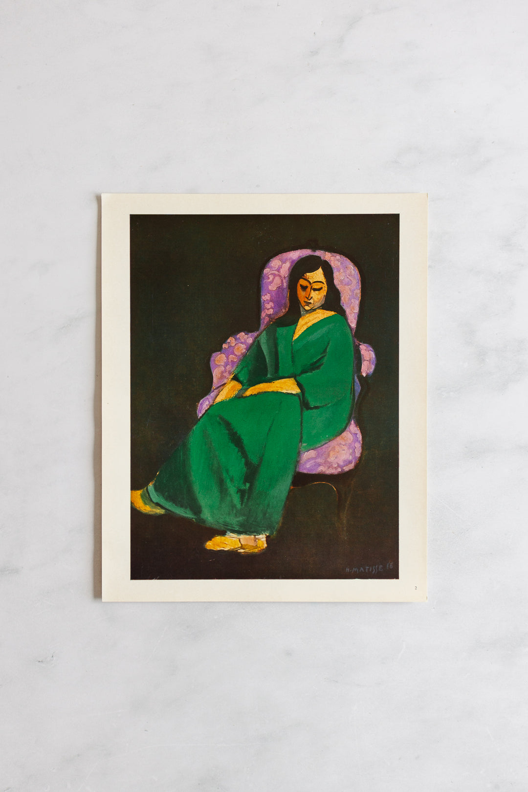 midcentury french set of Matisse prints in folder
