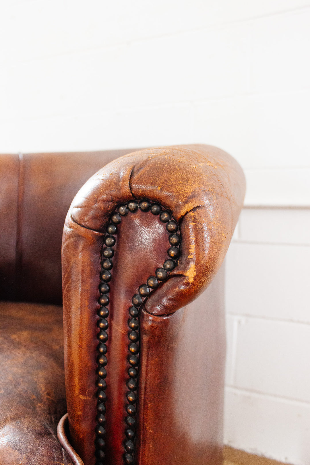 1980s Dutch sheepskin leather club chair