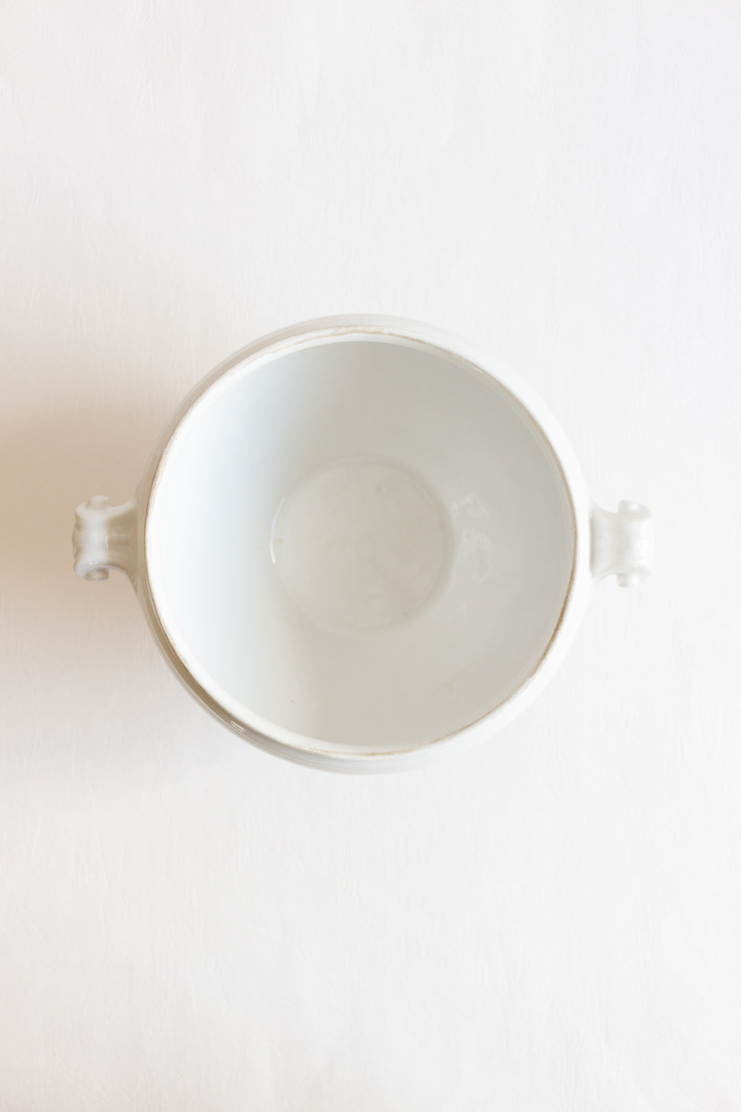 antique french ironstone soupière