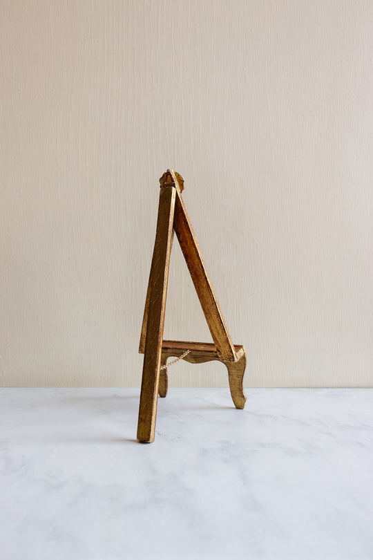 vintage italian gilt florentine easel