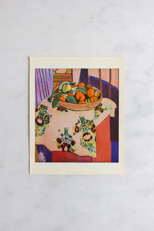midcentury french set of Matisse prints in folder