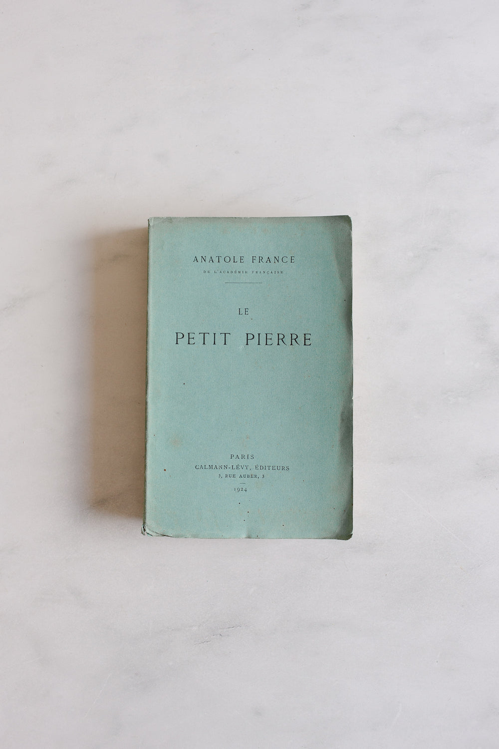 antique french Anatole France "livres bleu"