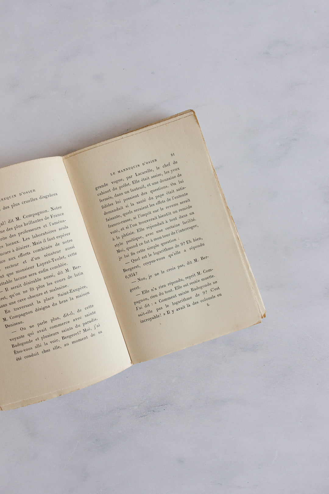 antique french Anatole France "livres bleu"