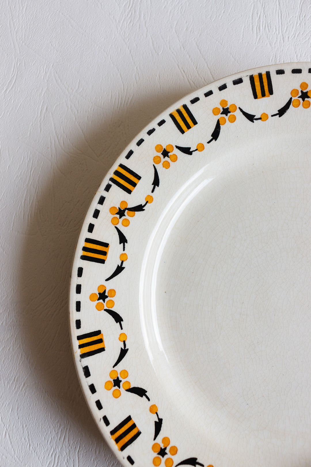 set of 10 turn of the century french gien plates