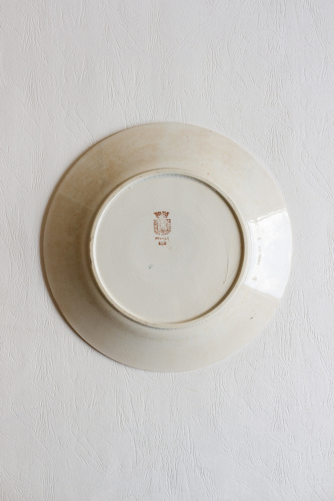set of 10 turn of the century french gien plates