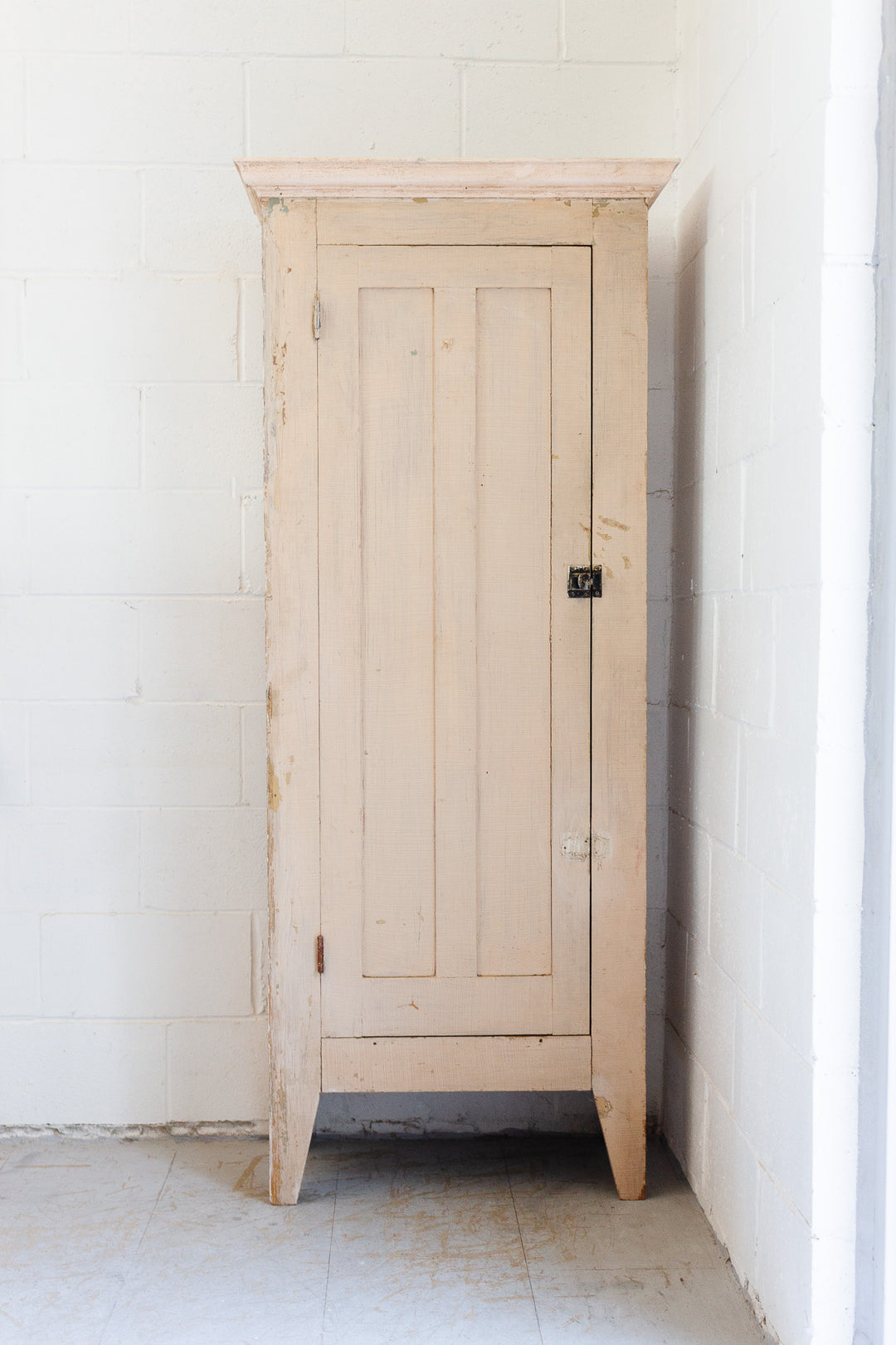 antique English chimney cabinet