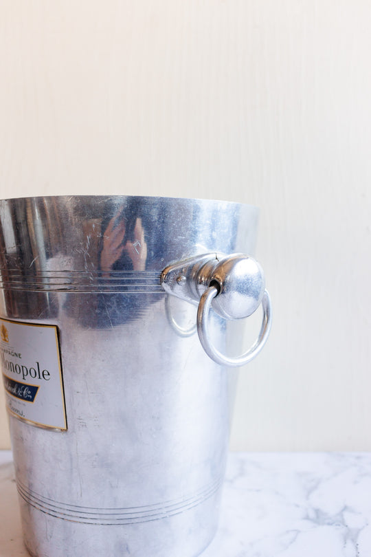 "dry monopole" vintage french aluminum champagne bucket