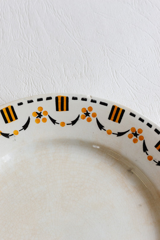 set of 10 turn of the century french gien plates
