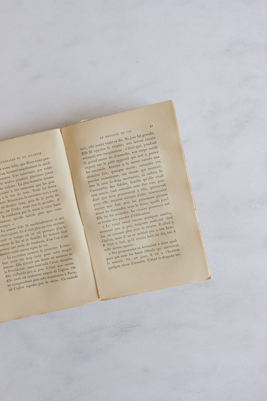 antique french Anatole France "livres bleu"