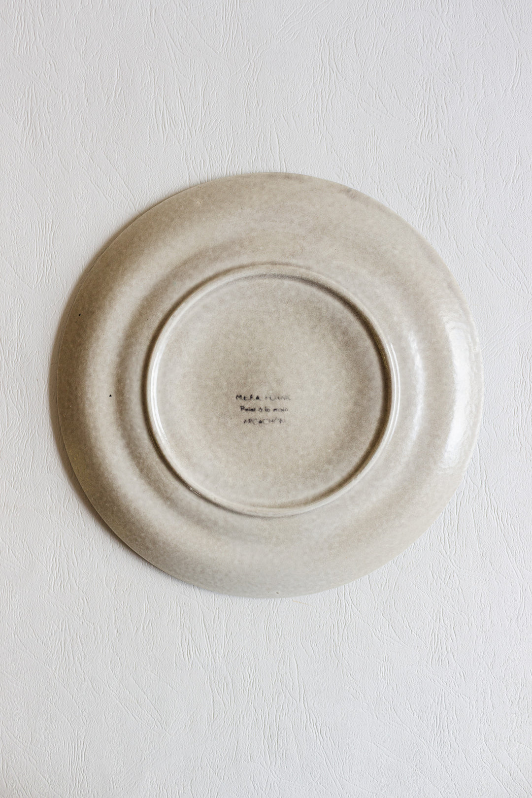 1960s french MBFA pornic "arcachon" oyster plates, set of 6