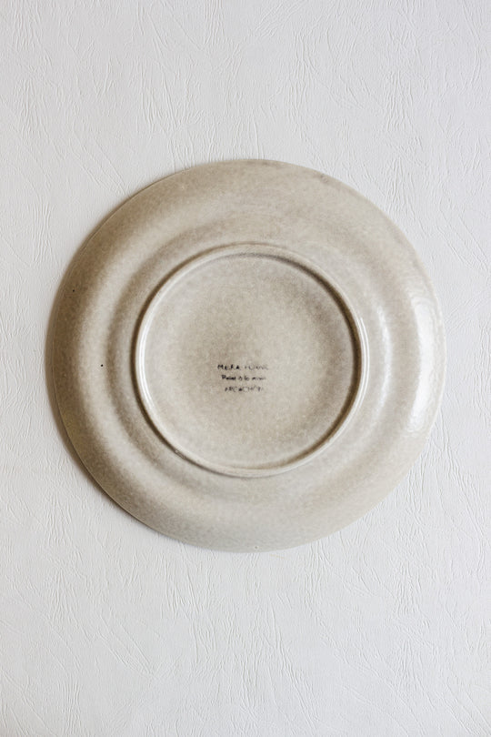 1960s french MBFA pornic "arcachon" oyster plates, set of 6
