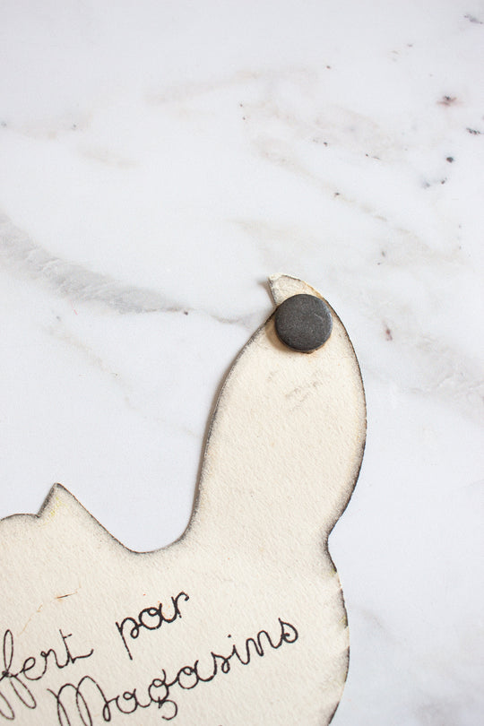 vintage french promotional lobster chromolithograph for "les grands magasins du louvre"