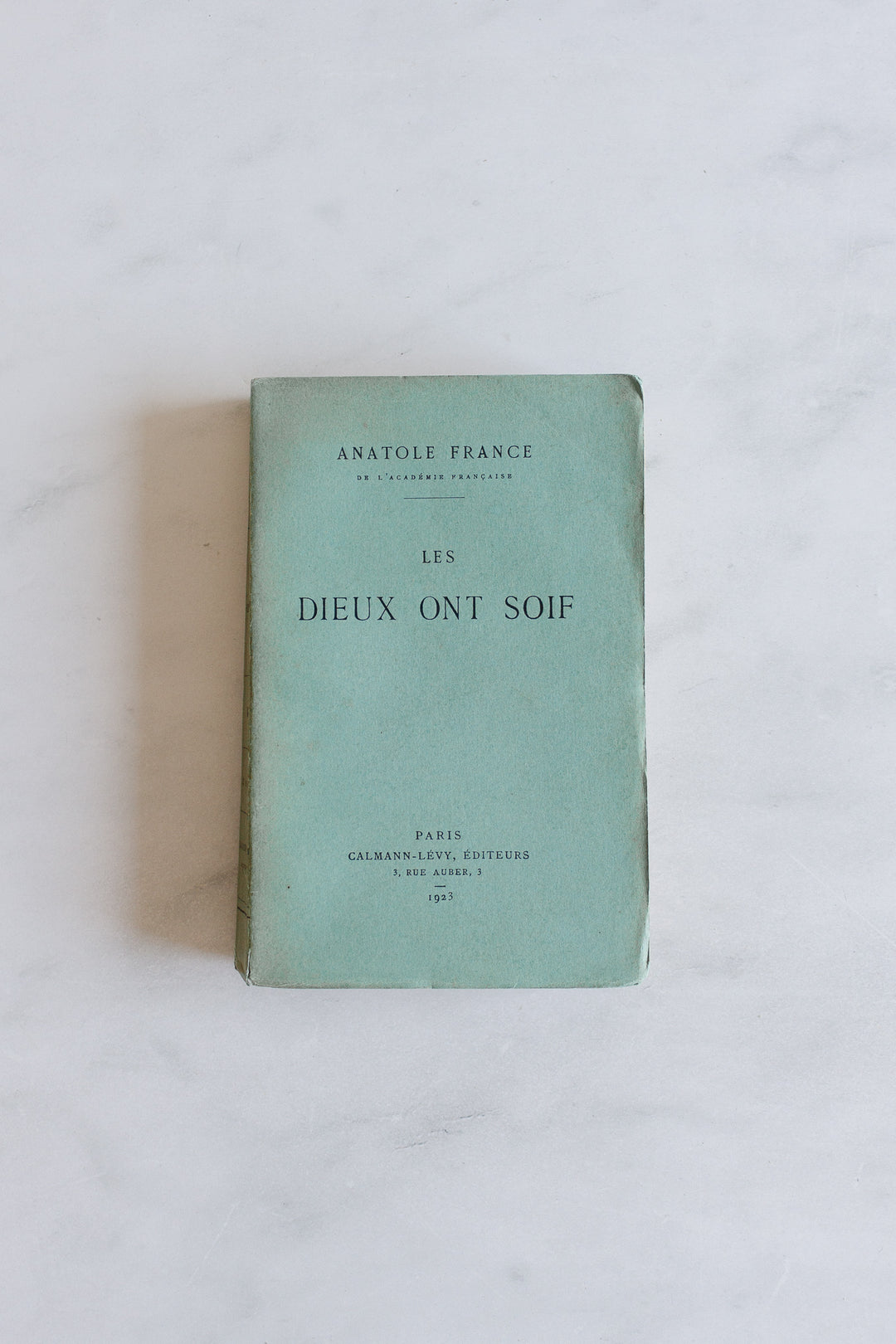 antique french Anatole France "livres bleu"