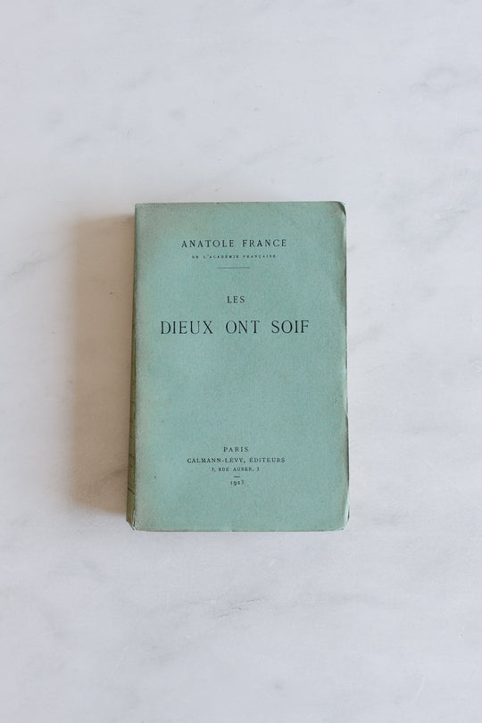 antique french Anatole France "livres bleu"