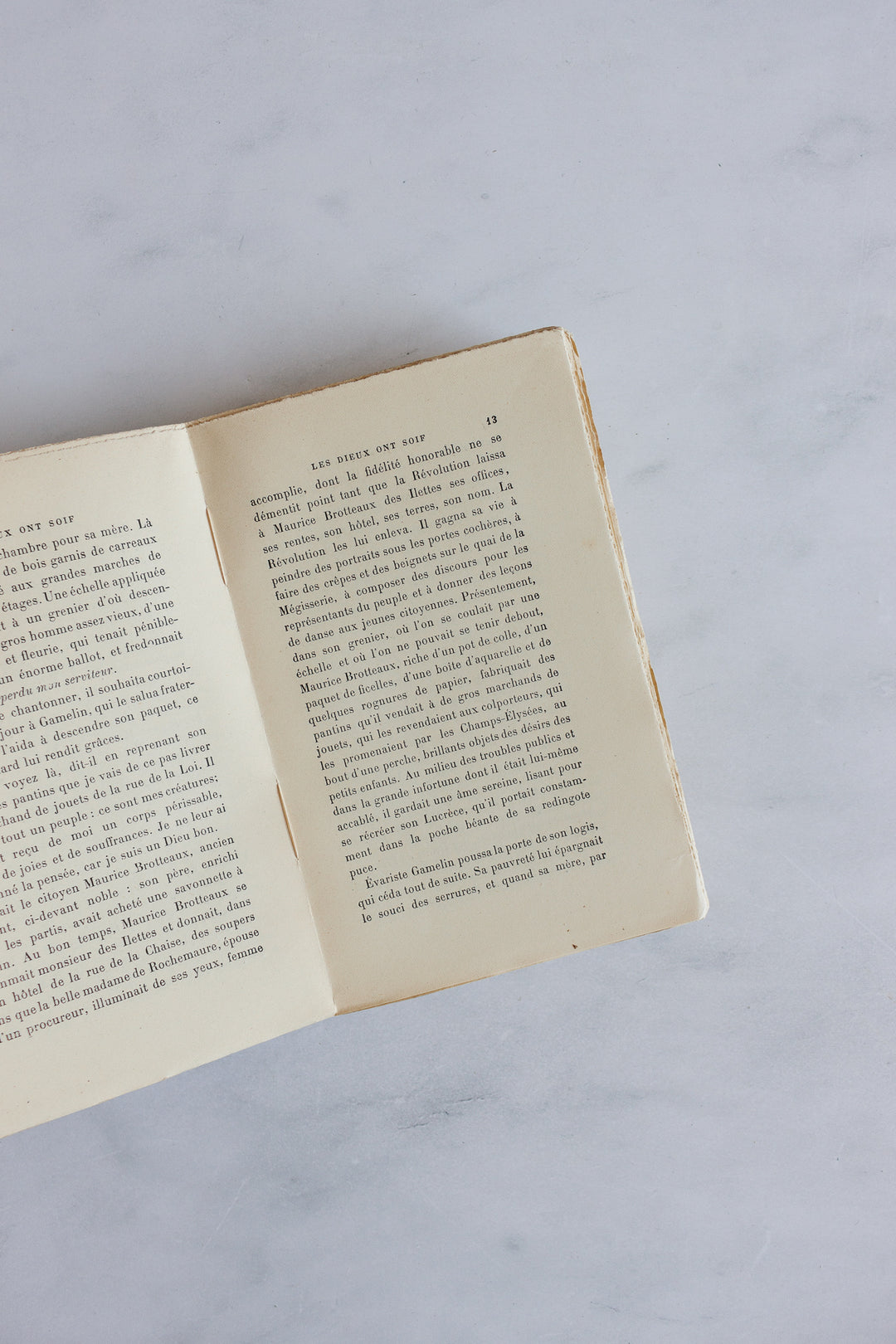 antique french Anatole France "livres bleu"