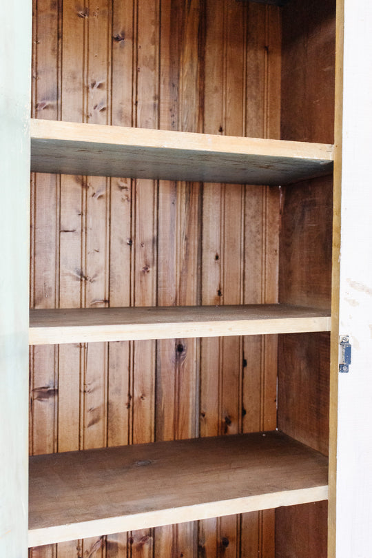 antique English chimney cabinet