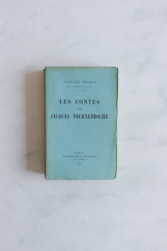 antique french Anatole France "livres bleu"