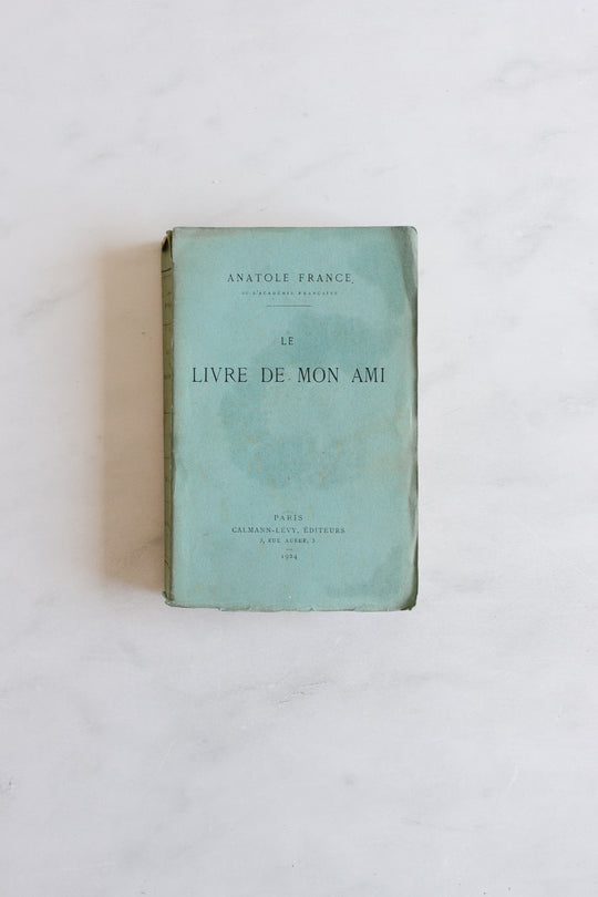 antique french Anatole France "livres bleu"