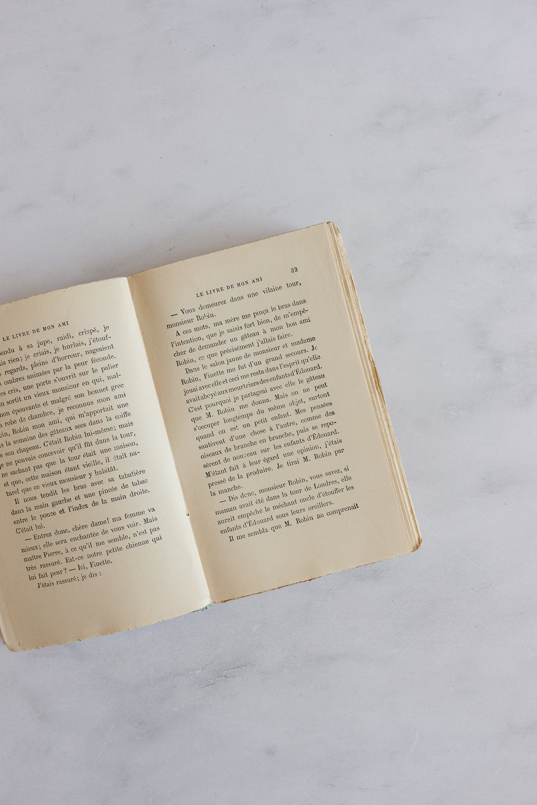 antique french Anatole France "livres bleu"