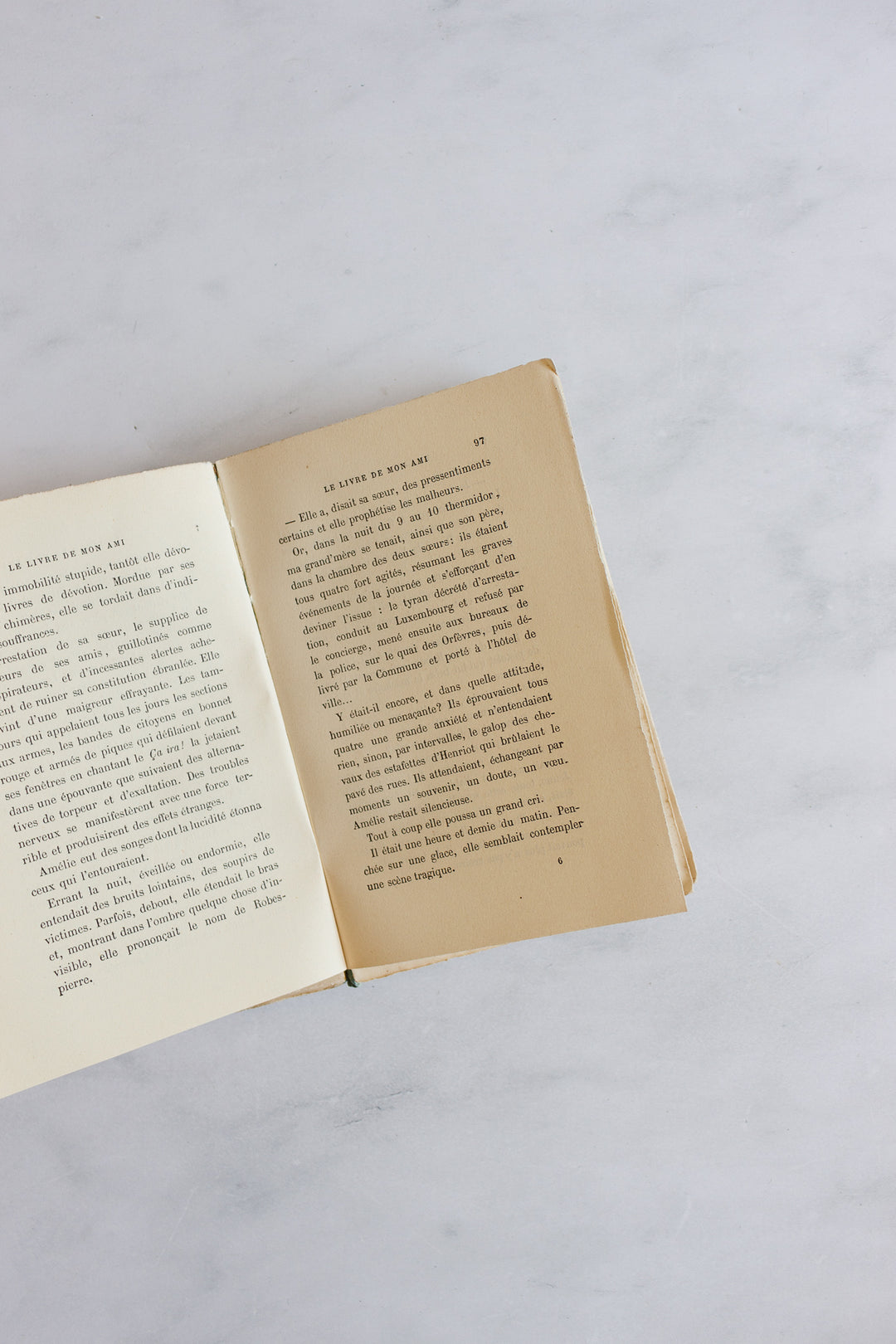 antique french Anatole France "livres bleu"