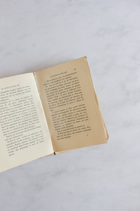 antique french Anatole France "livres bleu"