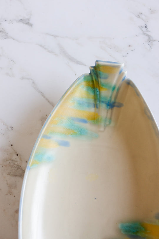 rare art deco style midcentury carltonware oval dish