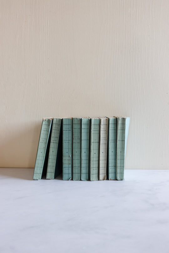 antique french Anatole France "livres bleu"