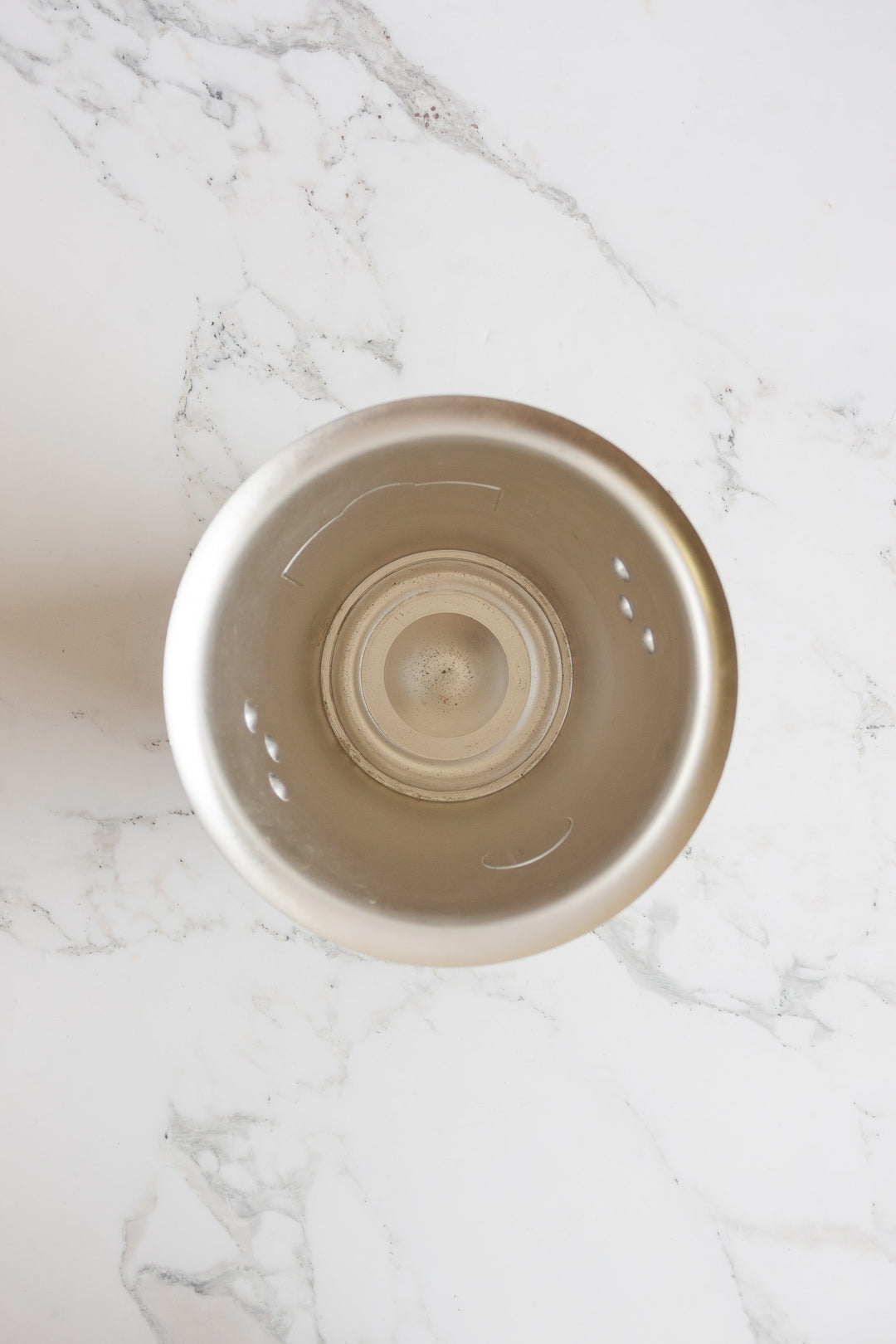 vintage french aluminum "tattinger" champagne bucket