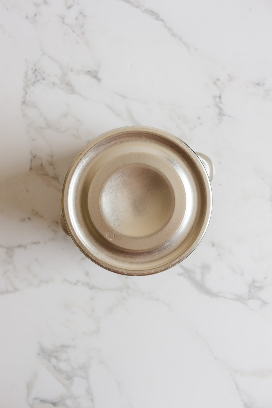 vintage french aluminum "tattinger" champagne bucket