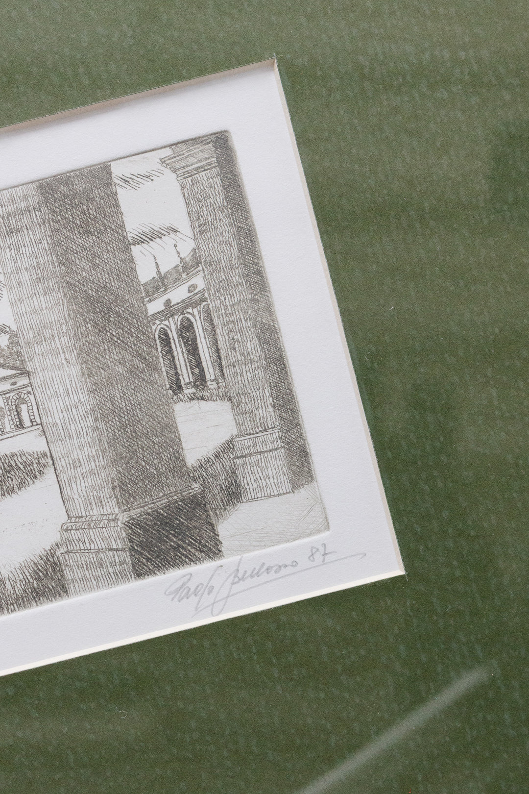 vintage italian woodblock print