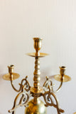 vintage french brass candelabra