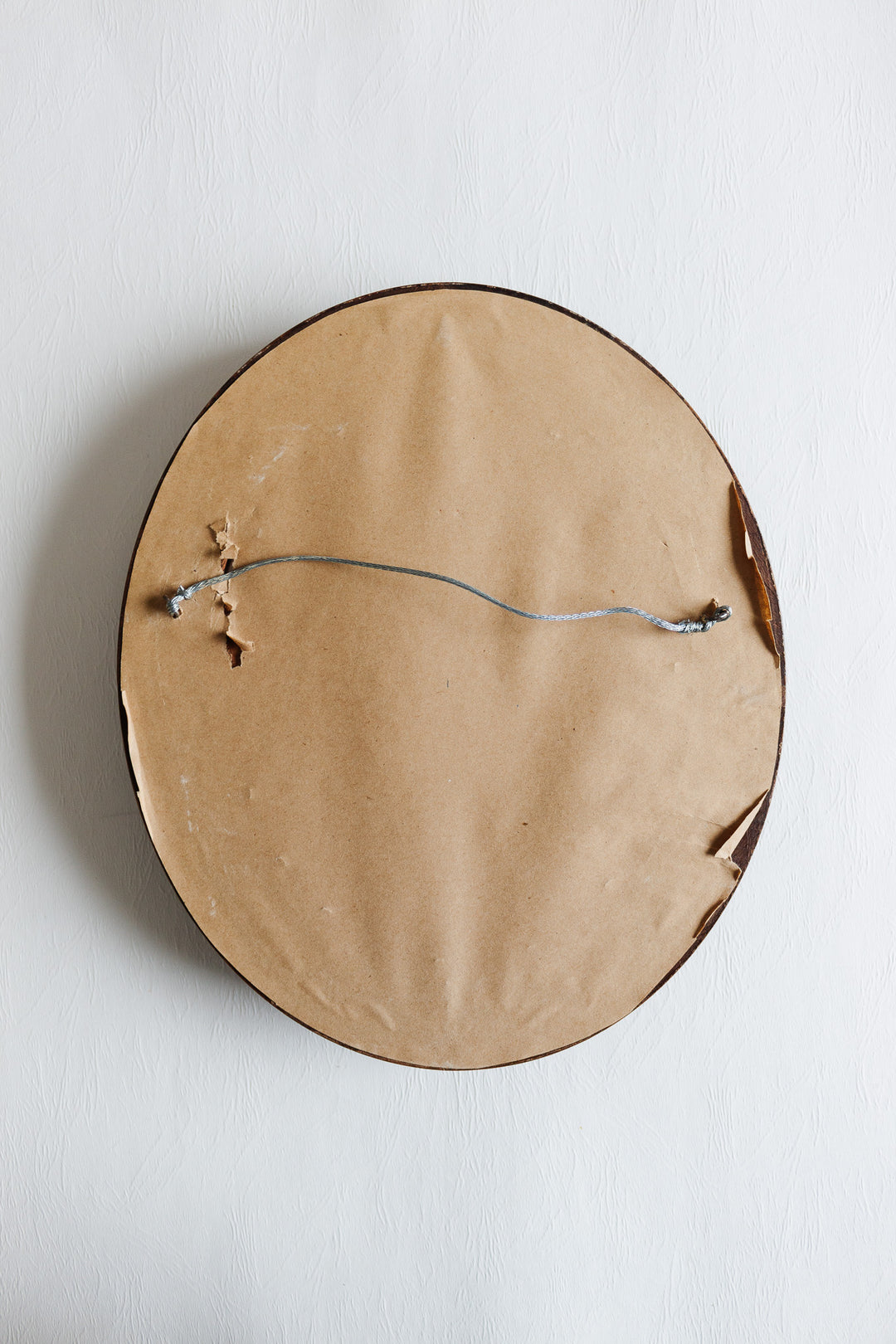 pair of antique french oval portraits