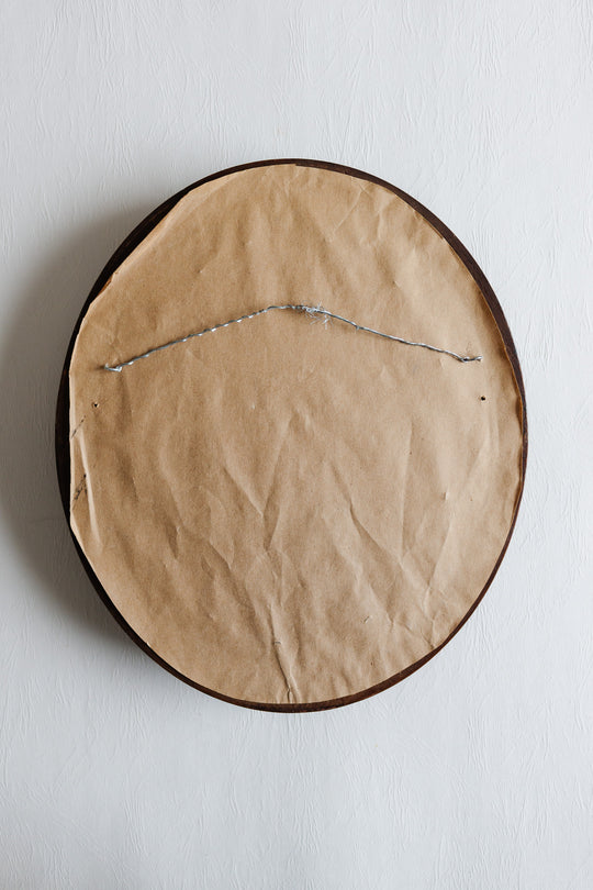 pair of antique french oval portraits