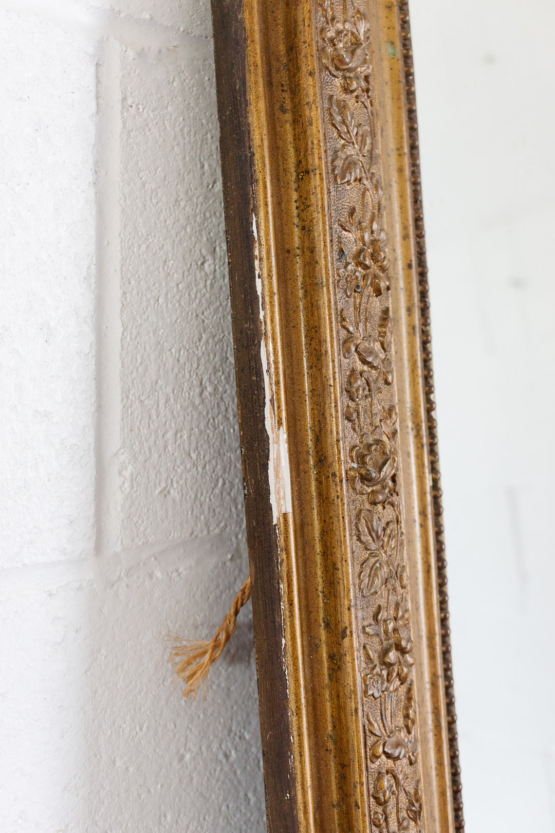 antique french louis philippe ornate gilt mirror