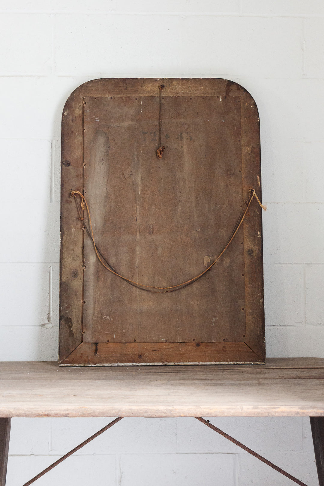 antique french louis philippe ornate gilt mirror