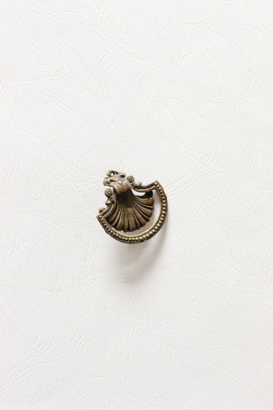 antique french brass drawer pull