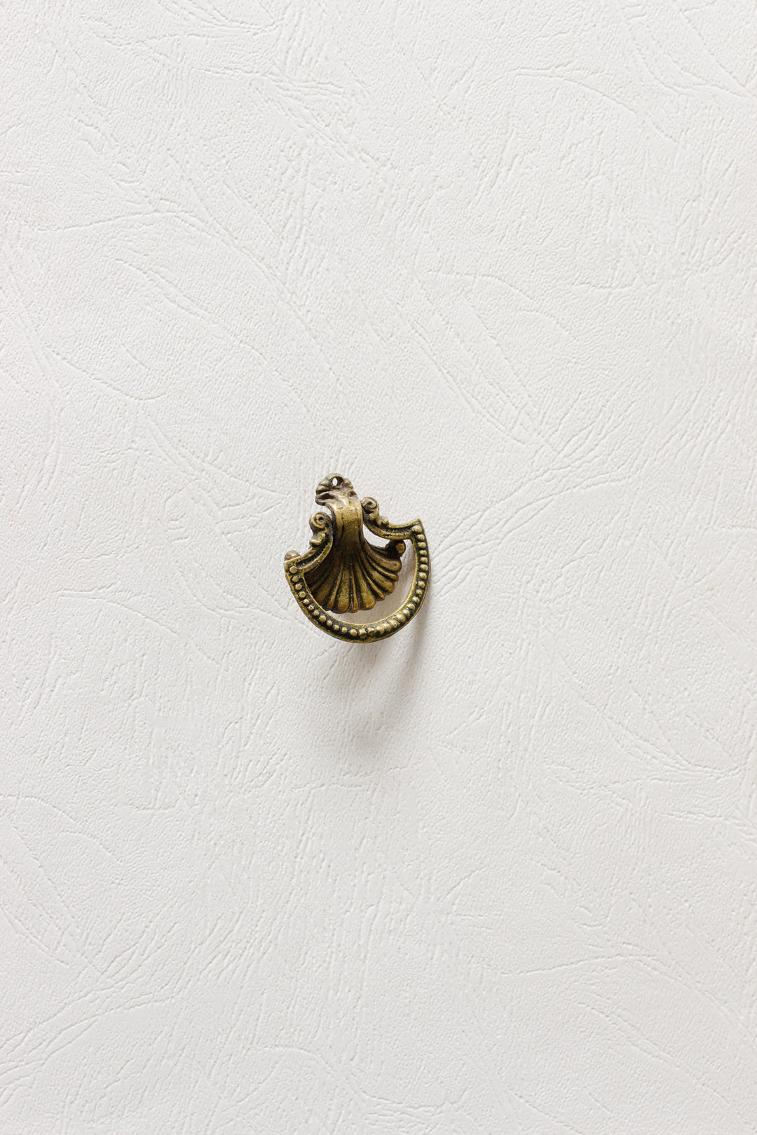 antique french brass drawer pull