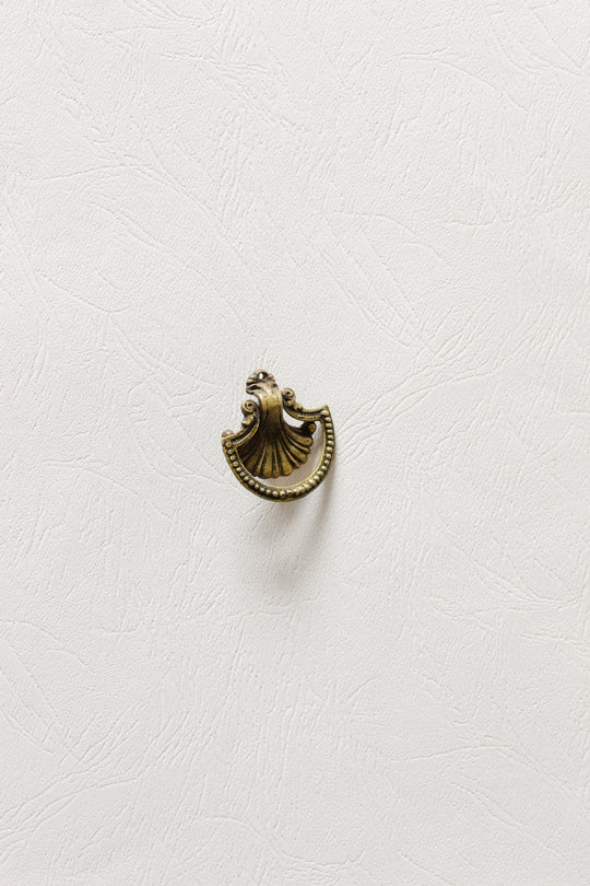 antique french brass drawer pull