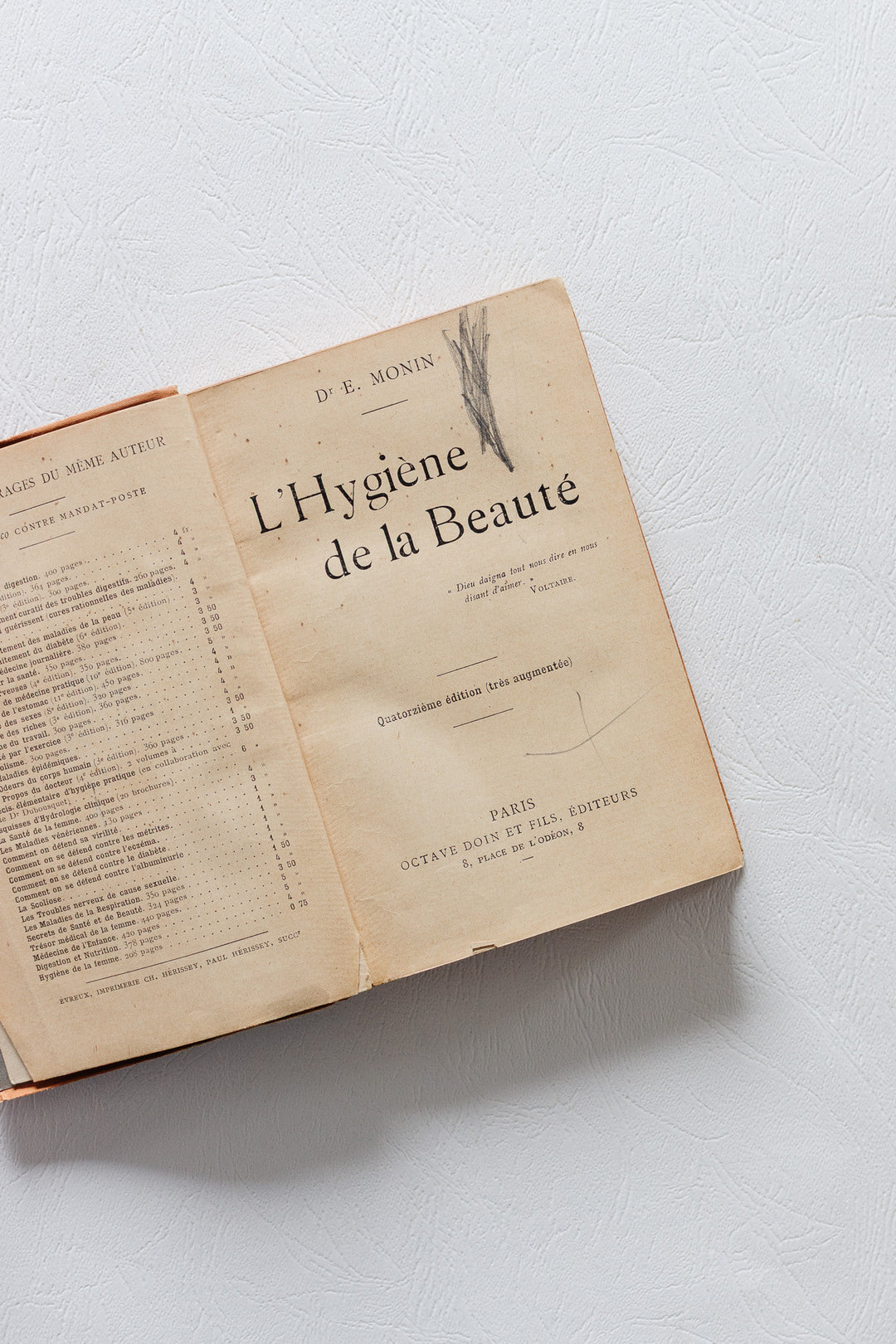 Dr. E. Morin l'hygiène de la beauté, 14ème édition