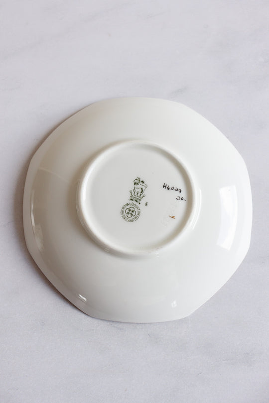 rare art deco hand painted teacup by royal doulton