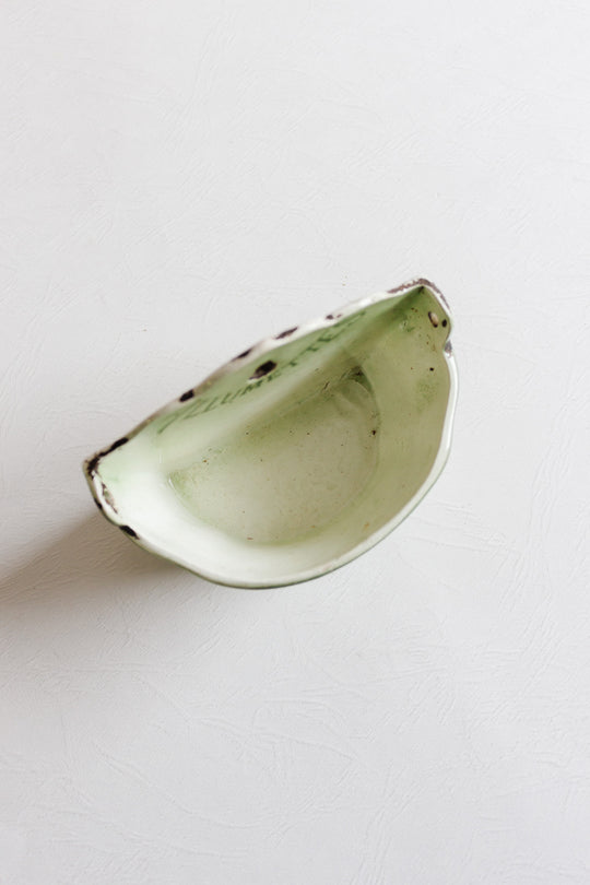 vintage french hand painted porcelain "alumettes" holder