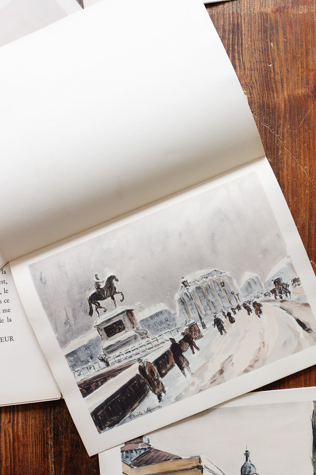 paris en seize aquarelles par basile leblanc