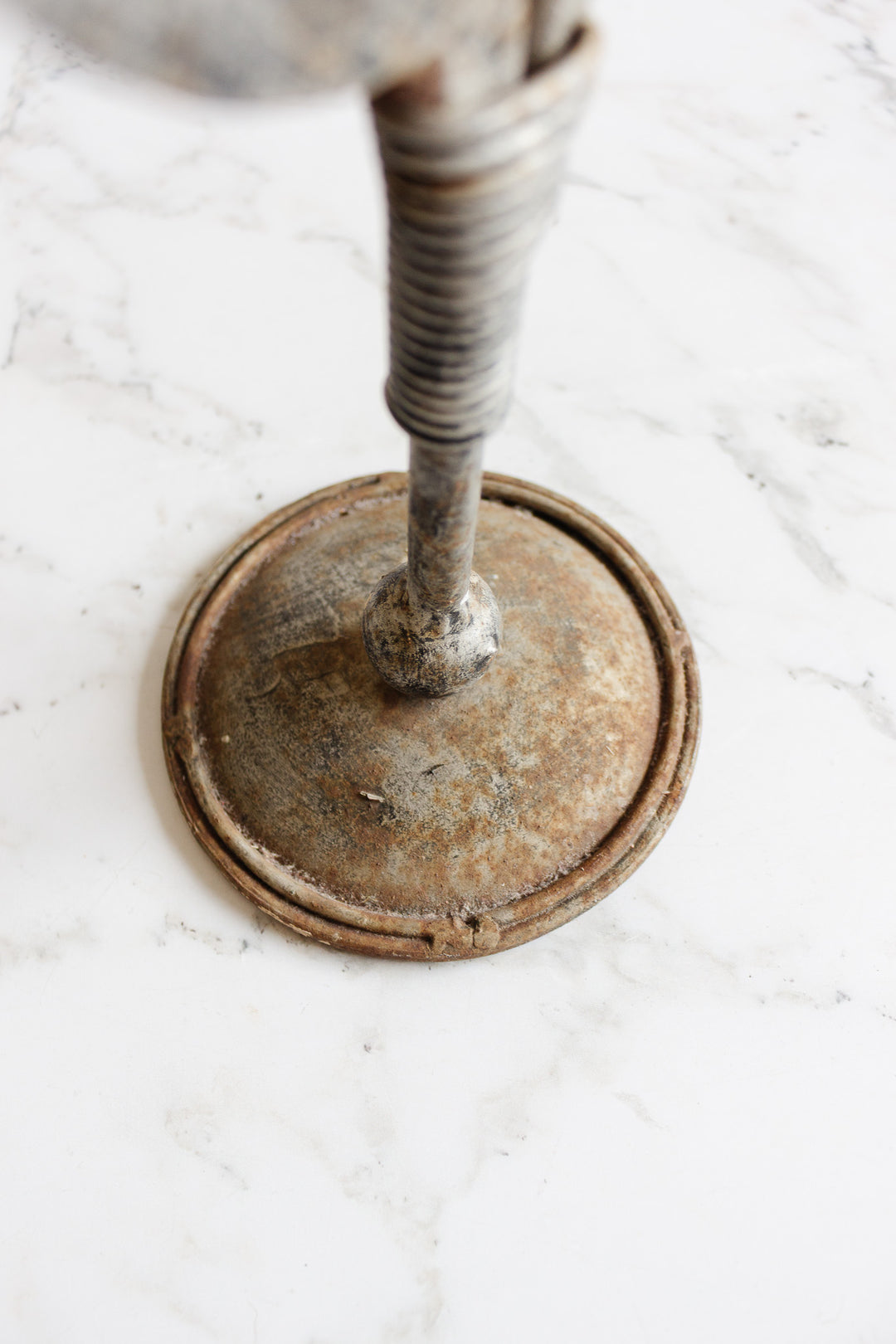 antique english shaving glass stand