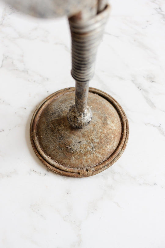 antique english shaving glass stand