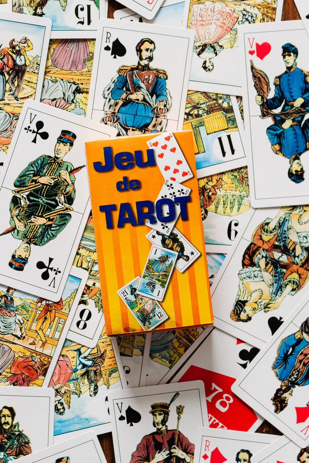 vintage french jeu de tarot