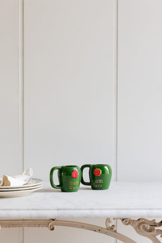 vintage french Bénédictine DOM café set of 6 coffee cups
