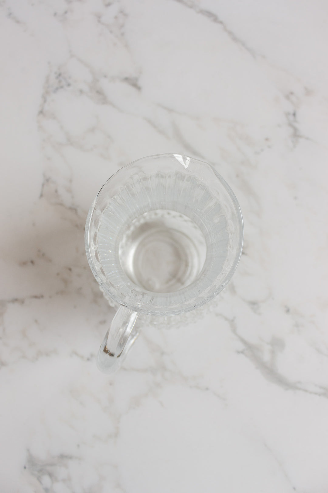 vintage french cristal d'arques water pitcher