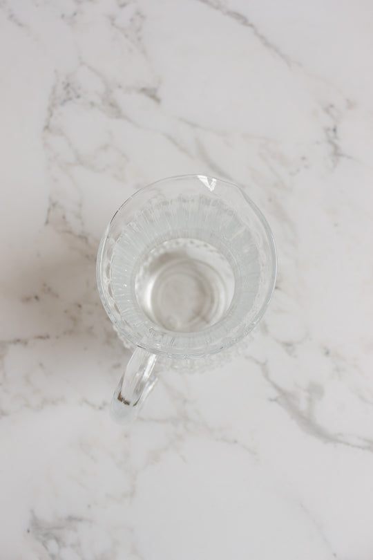vintage french cristal d'arques water pitcher